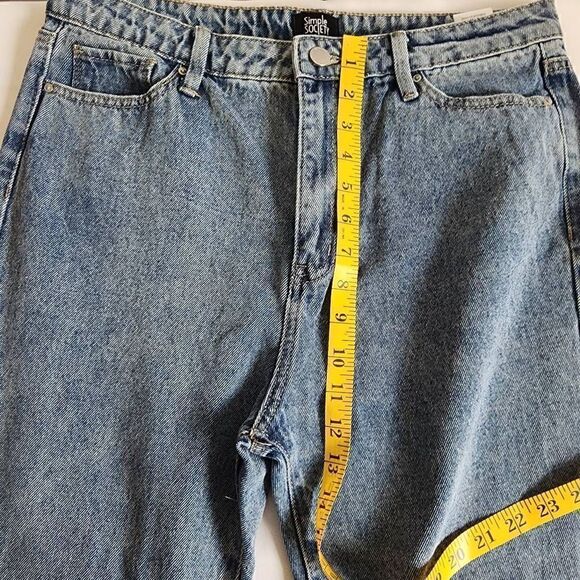 Simple Society Women's Jeans Rhinestone ankle cuffs size 13/31 - Picture 5 of 8